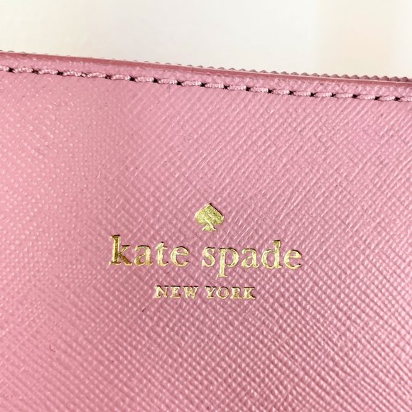 Kate Spade Greta Court Ina Glitter Dusty Peony/Pink Satchel Crossbody Bag - Picture 7 of 12